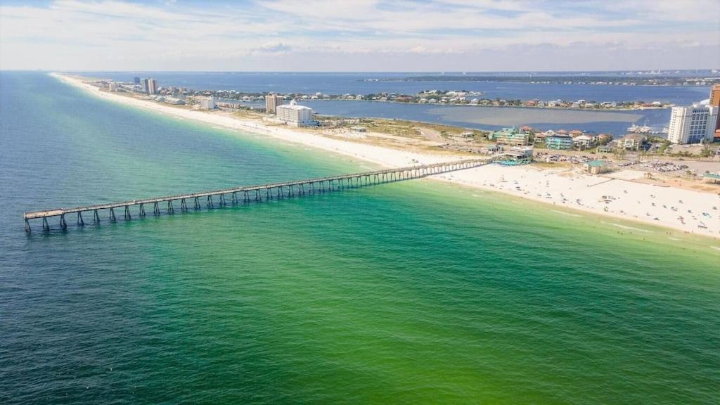 Ocean Front Penthouse Suite Panoramic Views Of Gulf,Pensacola Beach,Pier, & Bay Екстериор снимка